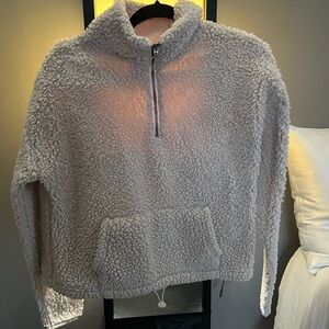 child’s beige sherpa